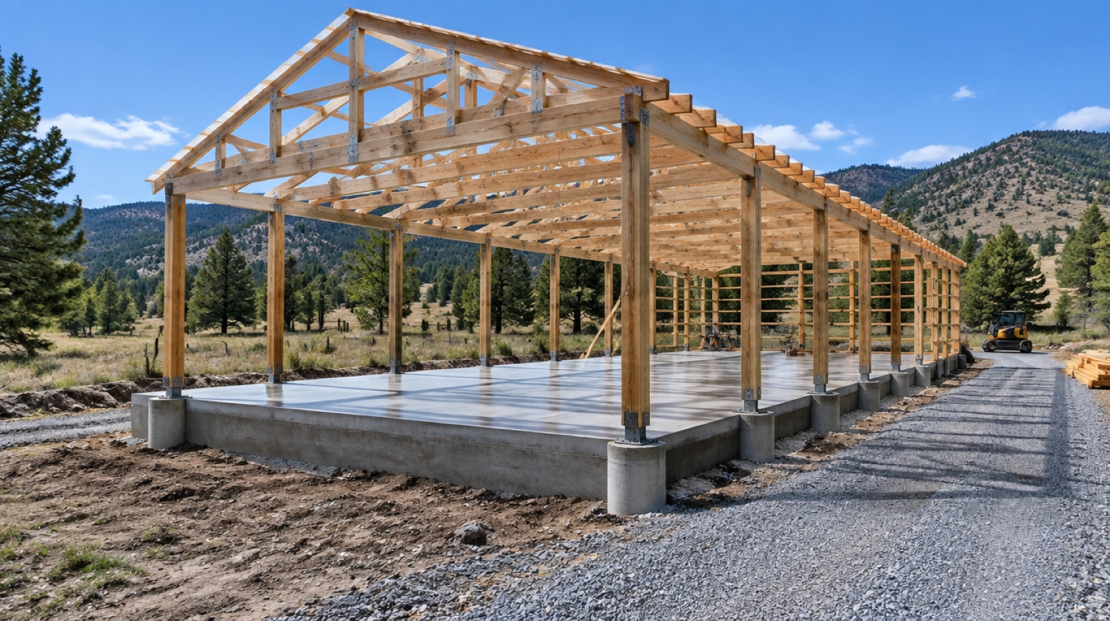Pole Barn Foundations in Colorado