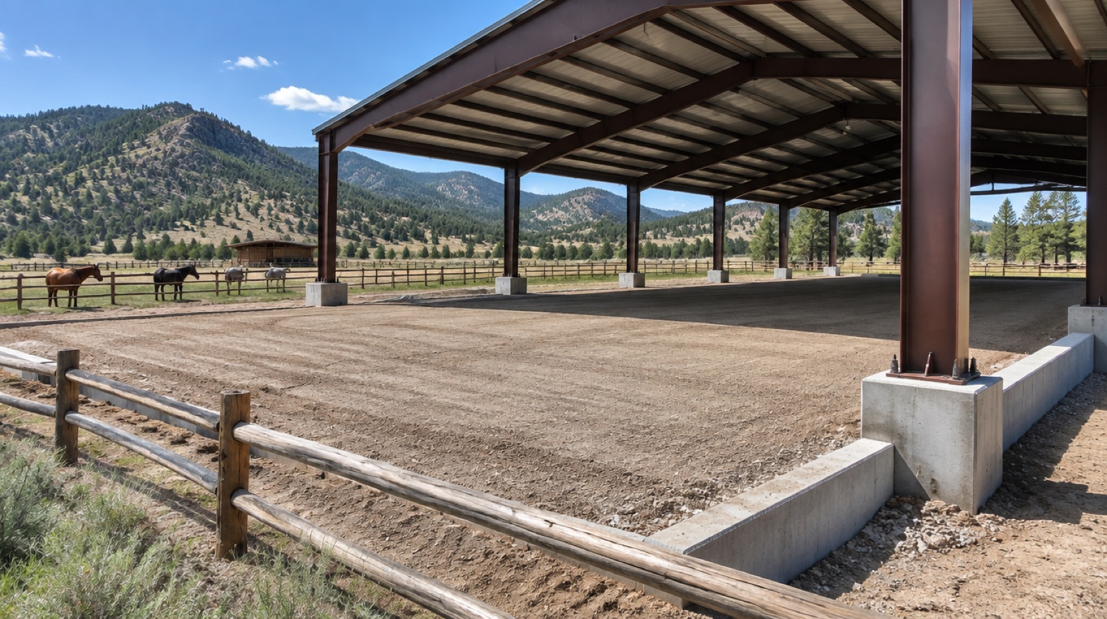 Riding Arena Bases in Colorado