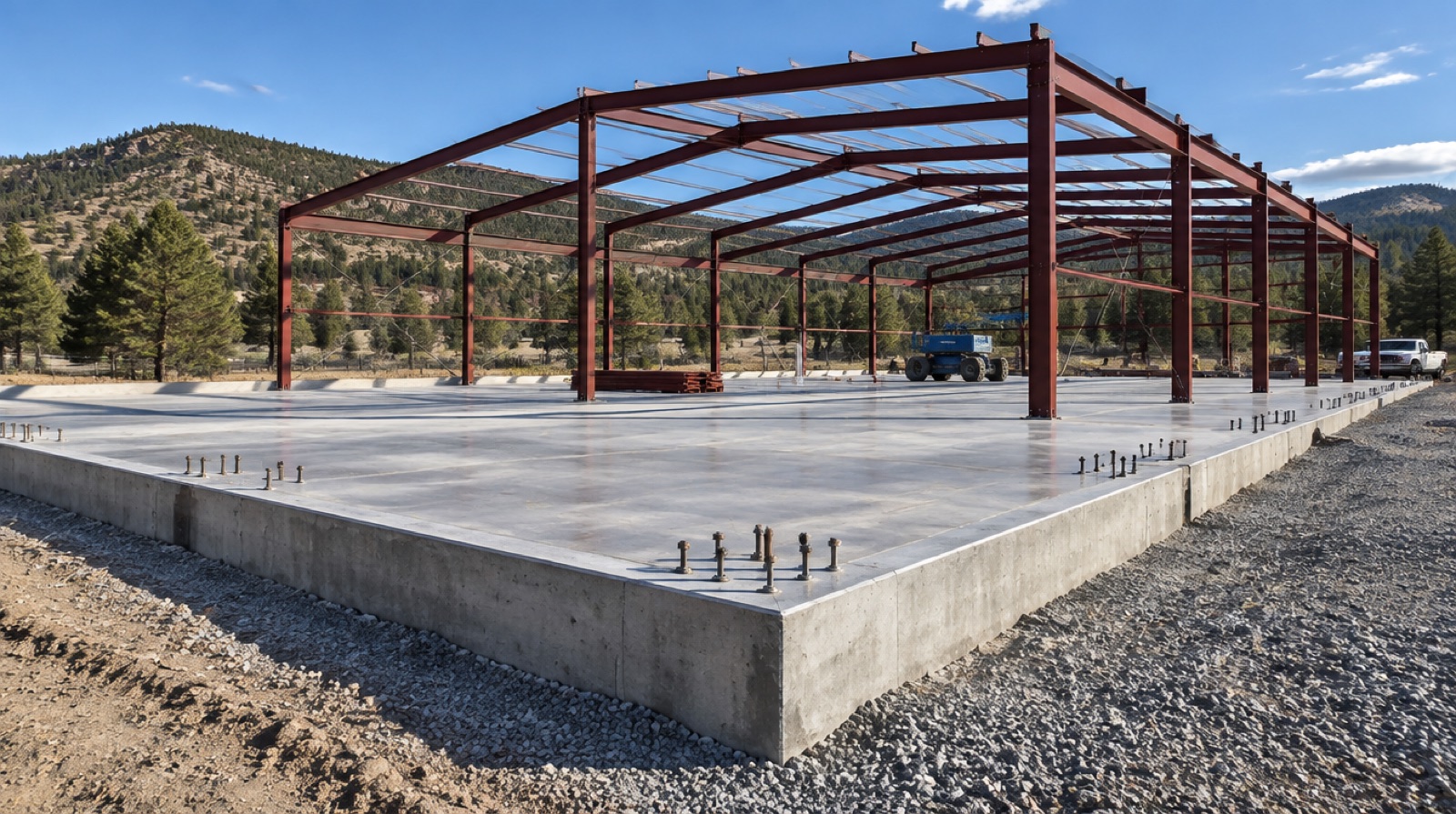 Steel Building Foundations in Colorado